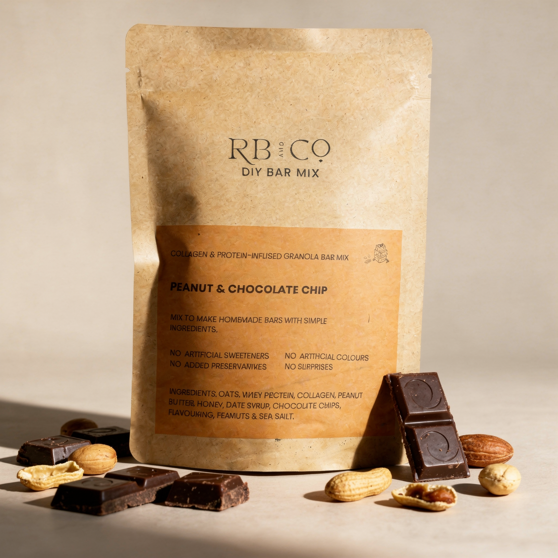 Peanut & Chocolate chip (No artificial sweeteners)